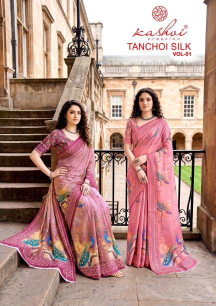 Kashvi tanchoi silk vol 1 surat saree surat gujarat